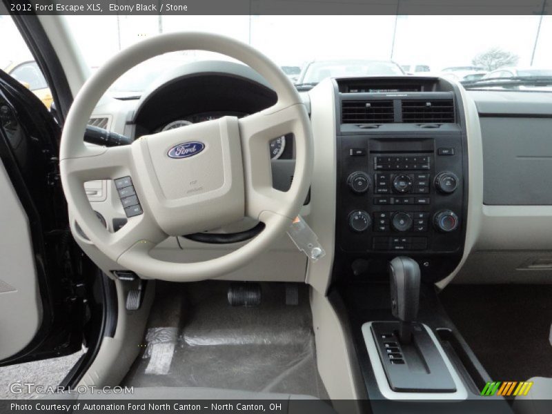 Ebony Black / Stone 2012 Ford Escape XLS
