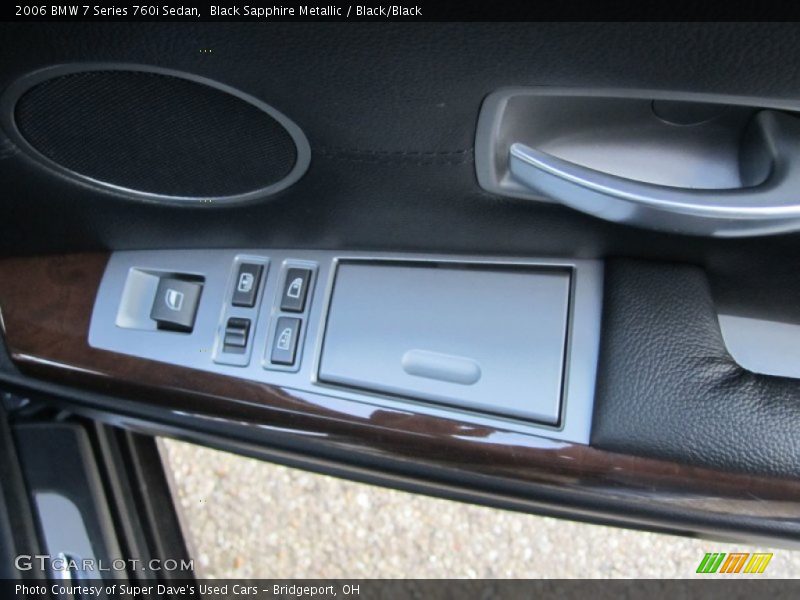 Black Sapphire Metallic / Black/Black 2006 BMW 7 Series 760i Sedan