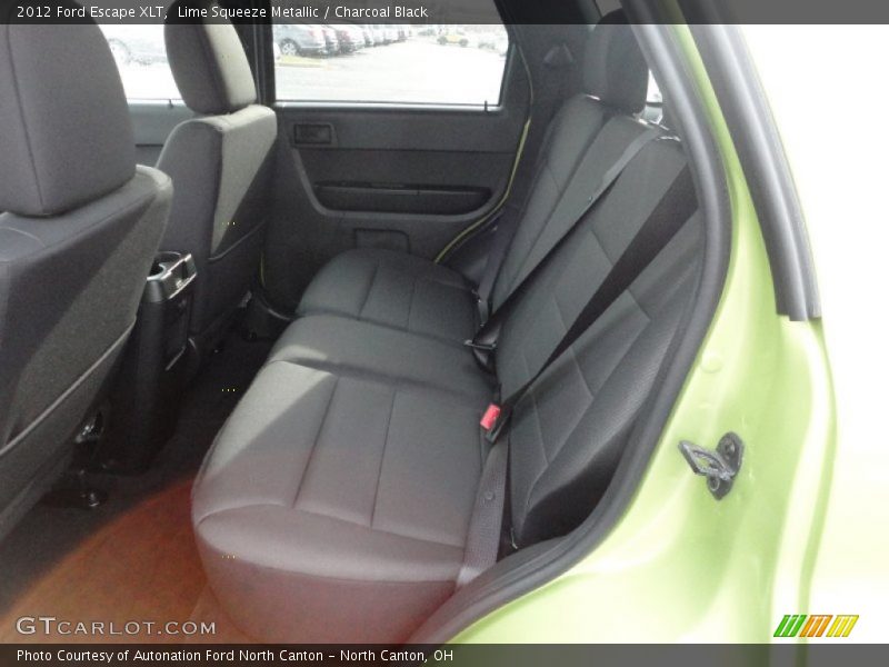 Lime Squeeze Metallic / Charcoal Black 2012 Ford Escape XLT