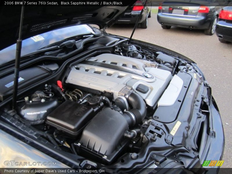  2006 7 Series 760i Sedan Engine - 6.0 Liter DOHC 48-Valve VVT V12
