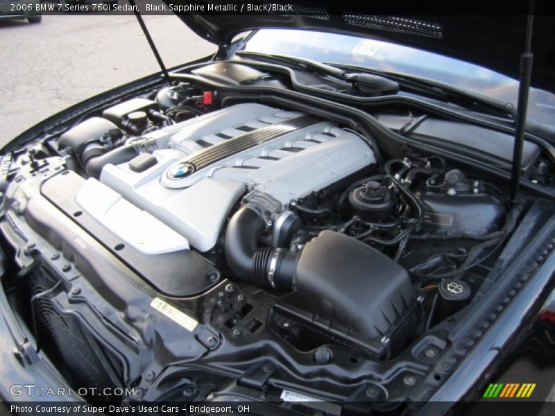  2006 7 Series 760i Sedan Engine - 6.0 Liter DOHC 48-Valve VVT V12