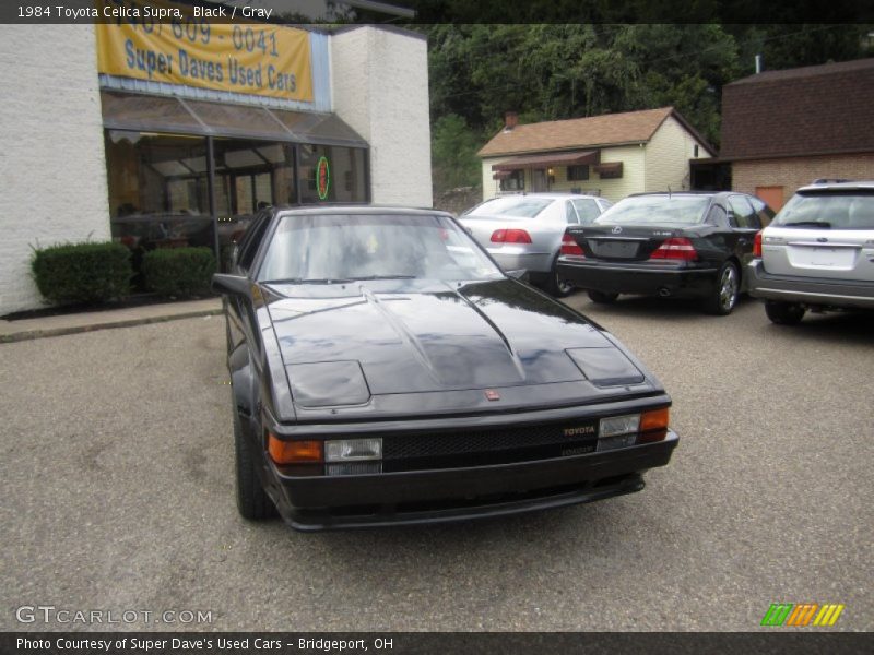 Black / Gray 1984 Toyota Celica Supra
