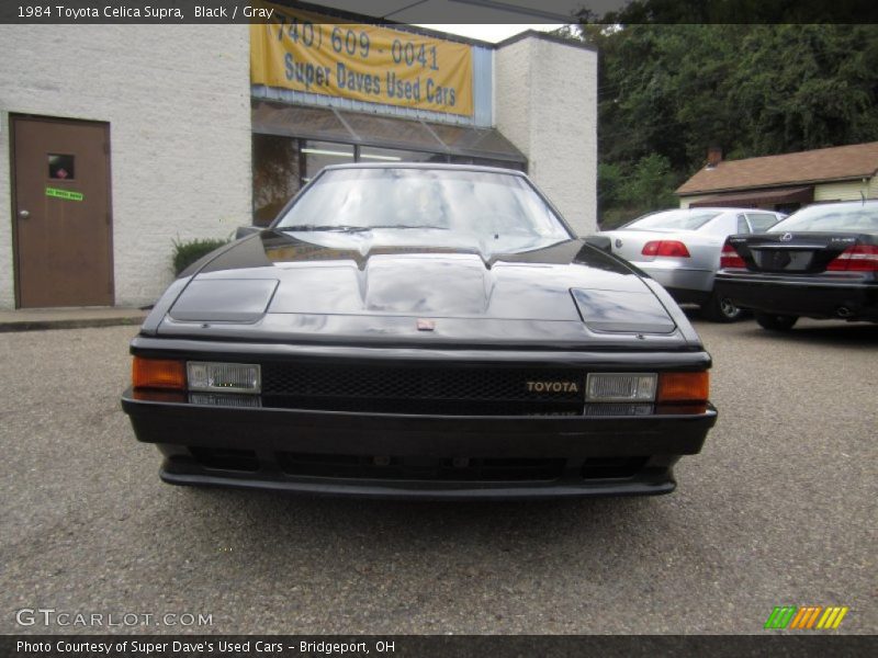 Black / Gray 1984 Toyota Celica Supra