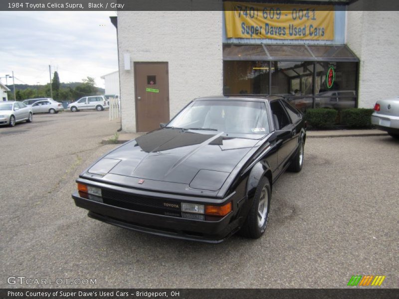 Black / Gray 1984 Toyota Celica Supra