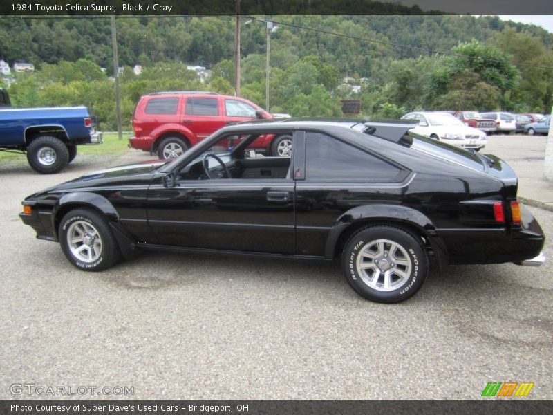 Black / Gray 1984 Toyota Celica Supra