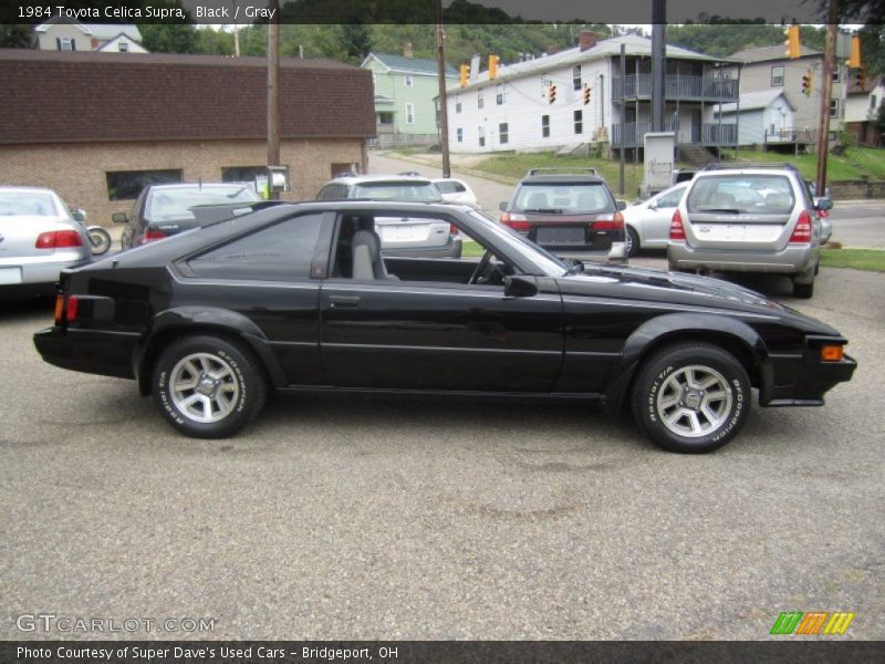 Black / Gray 1984 Toyota Celica Supra