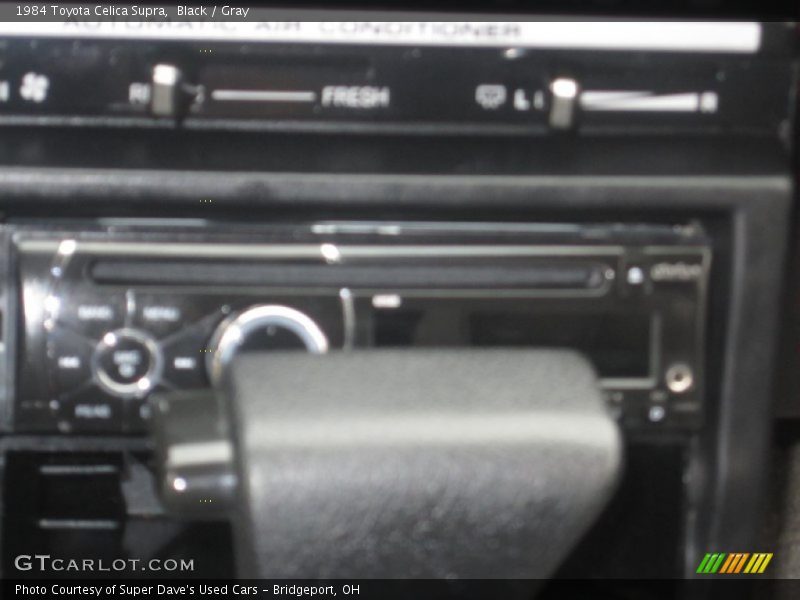 Black / Gray 1984 Toyota Celica Supra