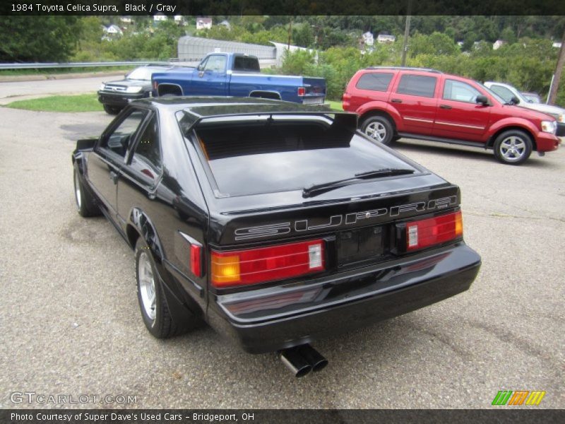 Black / Gray 1984 Toyota Celica Supra