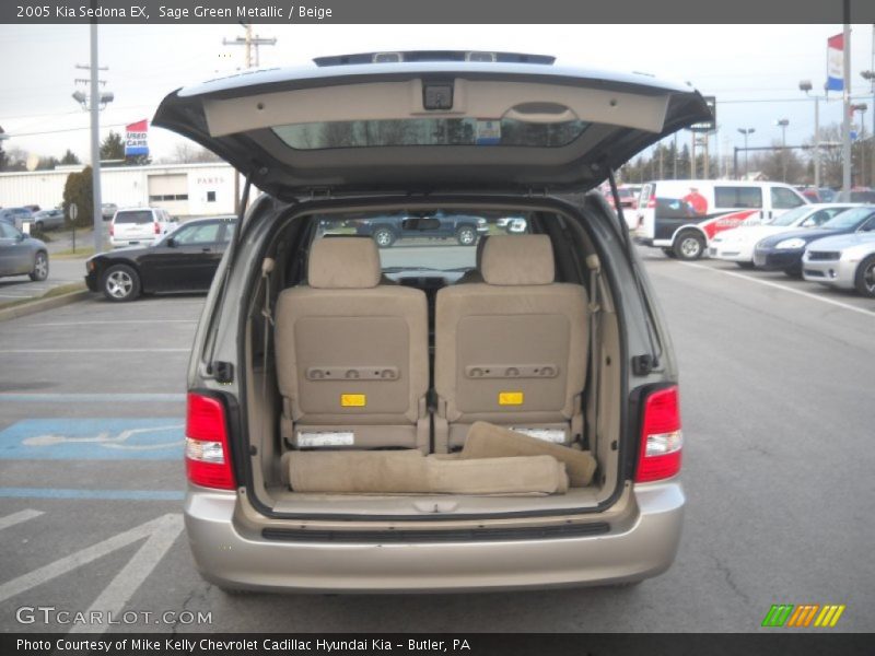 Sage Green Metallic / Beige 2005 Kia Sedona EX