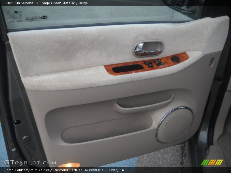 Sage Green Metallic / Beige 2005 Kia Sedona EX