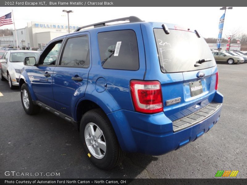 Blue Flame Metallic / Charcoal Black 2012 Ford Escape XLT