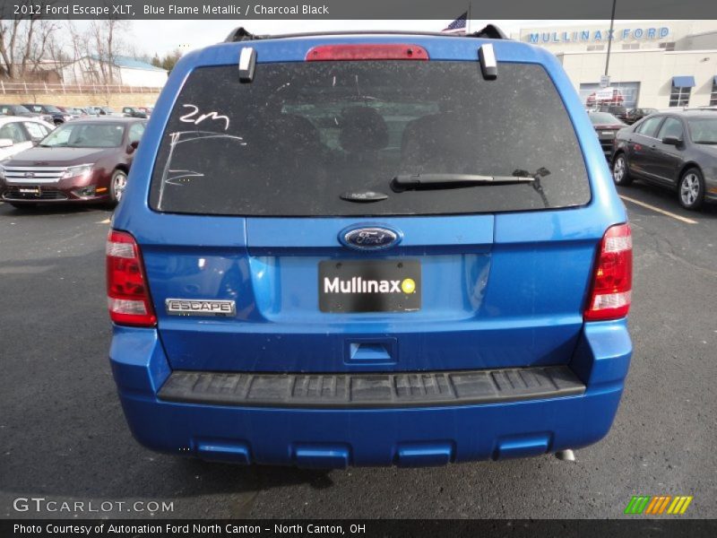 Blue Flame Metallic / Charcoal Black 2012 Ford Escape XLT
