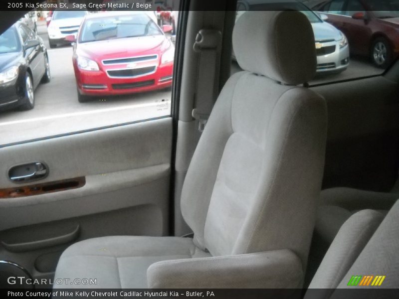 Sage Green Metallic / Beige 2005 Kia Sedona EX