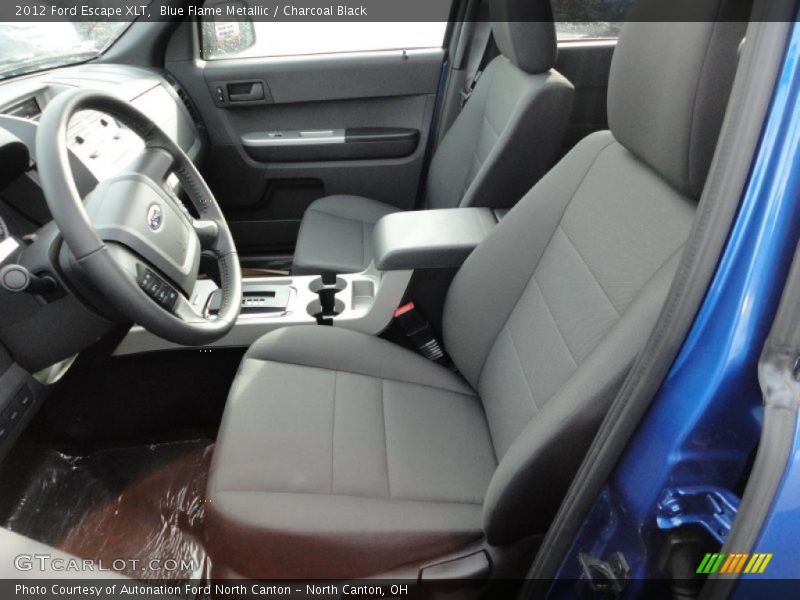 Blue Flame Metallic / Charcoal Black 2012 Ford Escape XLT