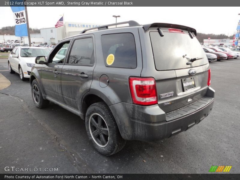 Sterling Gray Metallic / Charcoal Black 2012 Ford Escape XLT Sport AWD