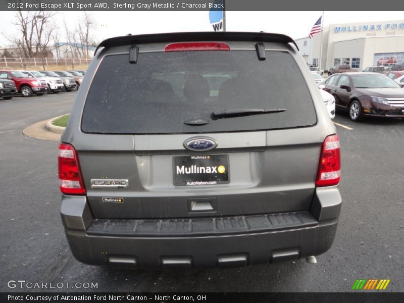 Sterling Gray Metallic / Charcoal Black 2012 Ford Escape XLT Sport AWD