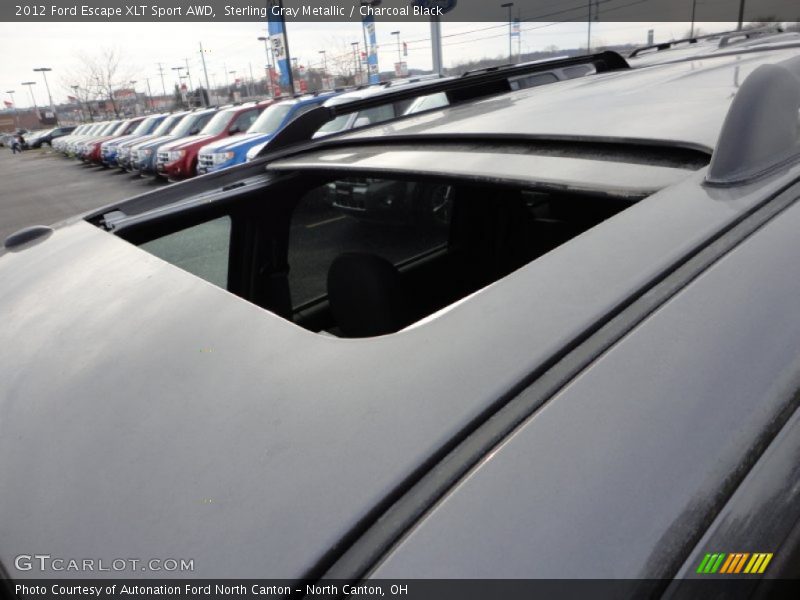 Sterling Gray Metallic / Charcoal Black 2012 Ford Escape XLT Sport AWD