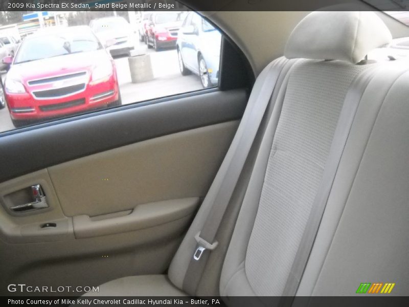 Sand Beige Metallic / Beige 2009 Kia Spectra EX Sedan