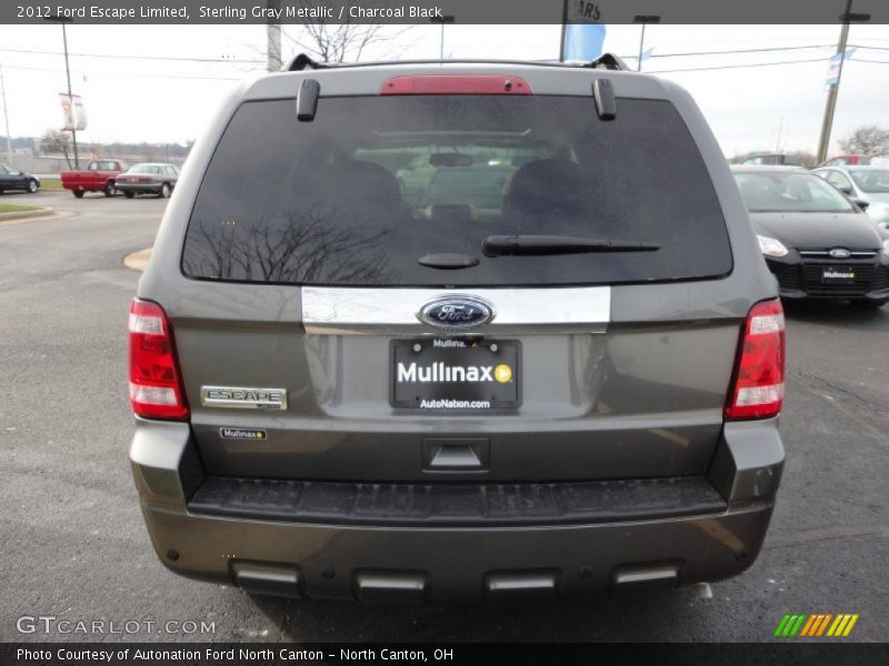 Sterling Gray Metallic / Charcoal Black 2012 Ford Escape Limited