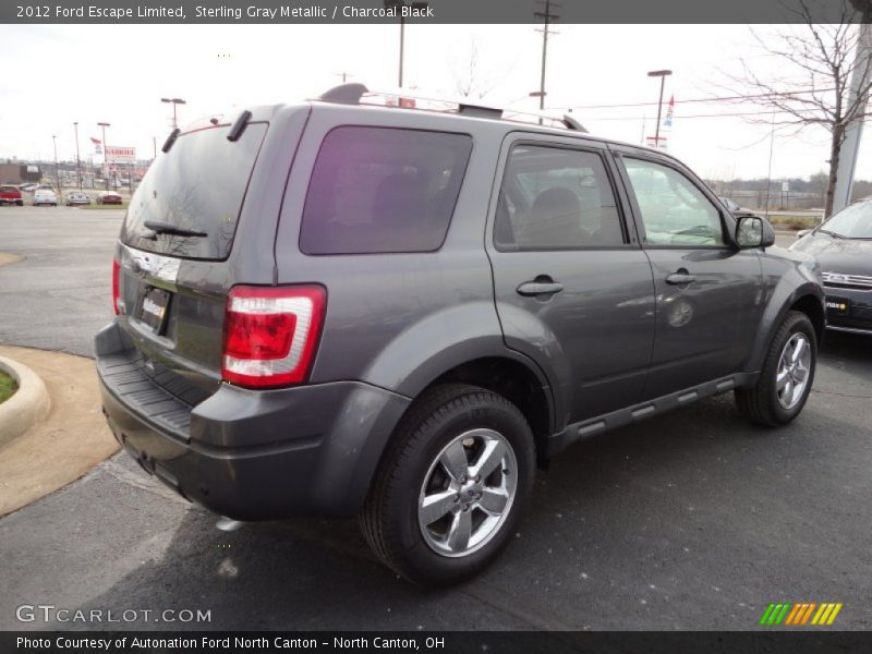 Sterling Gray Metallic / Charcoal Black 2012 Ford Escape Limited