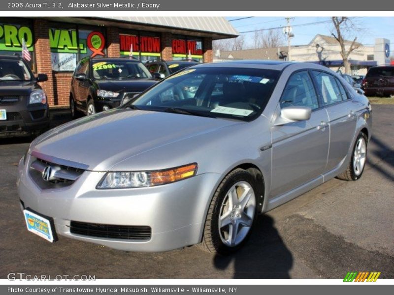 Alabaster Silver Metallic / Ebony 2006 Acura TL 3.2