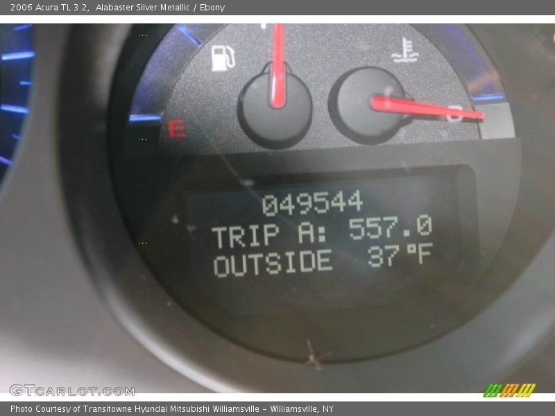 Alabaster Silver Metallic / Ebony 2006 Acura TL 3.2