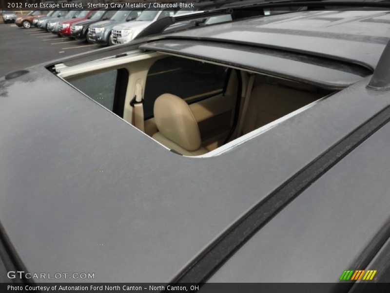 Sterling Gray Metallic / Charcoal Black 2012 Ford Escape Limited