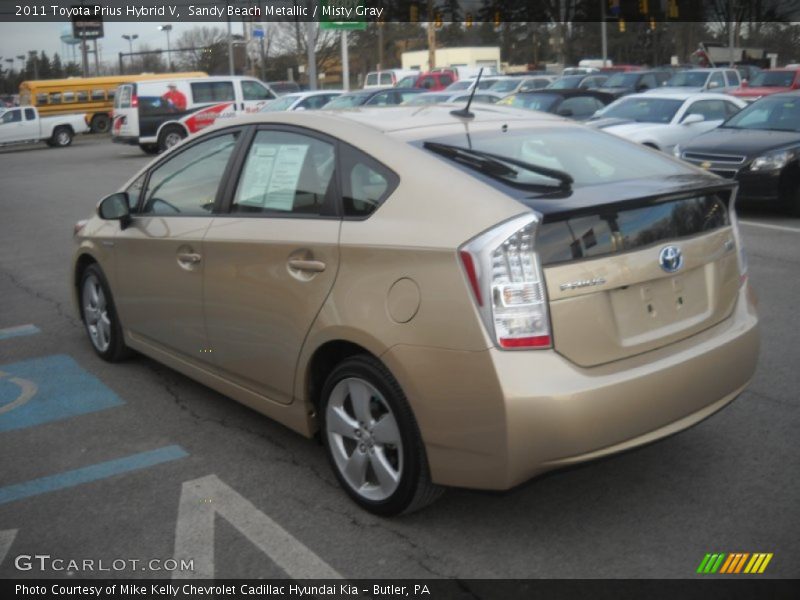 Sandy Beach Metallic / Misty Gray 2011 Toyota Prius Hybrid V