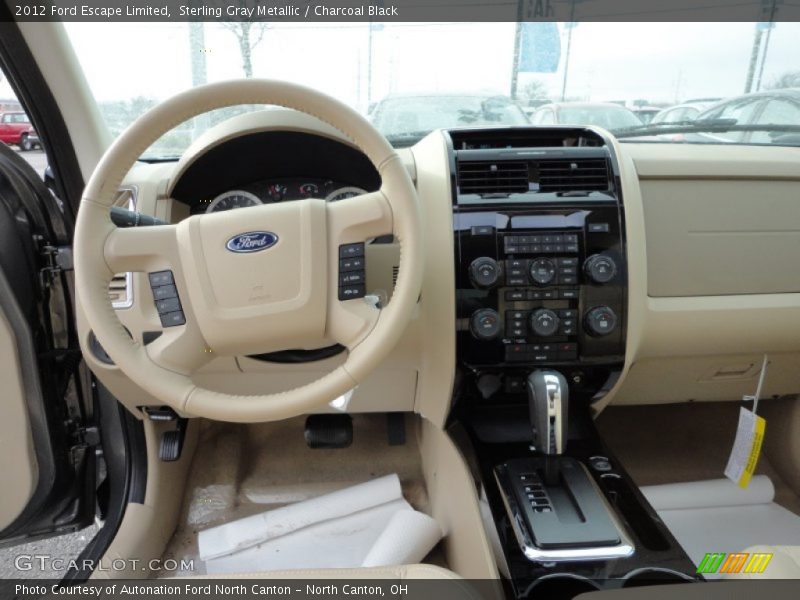 Sterling Gray Metallic / Charcoal Black 2012 Ford Escape Limited