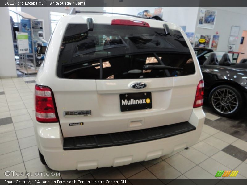 White Suede / Camel 2012 Ford Escape XLT