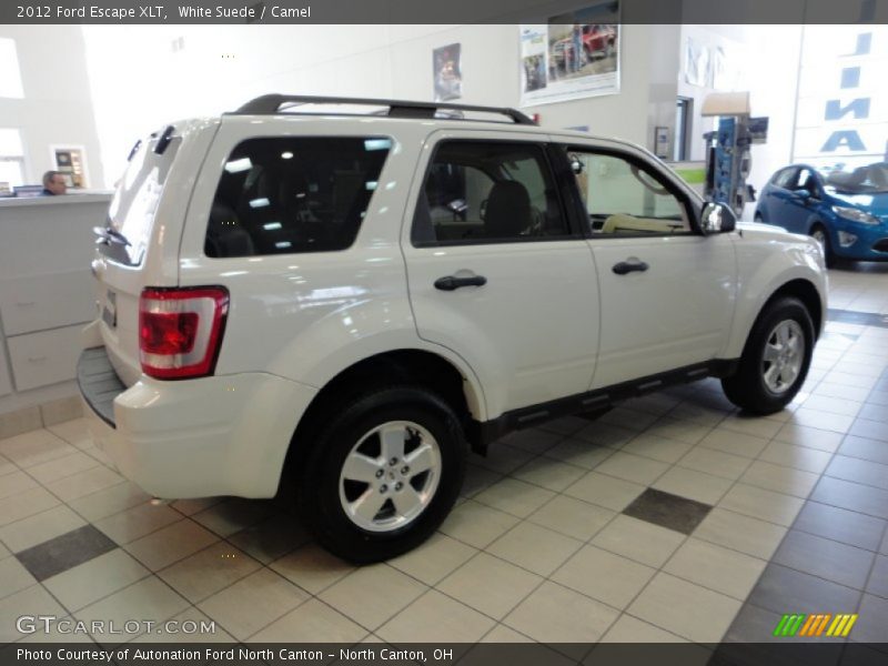 White Suede / Camel 2012 Ford Escape XLT