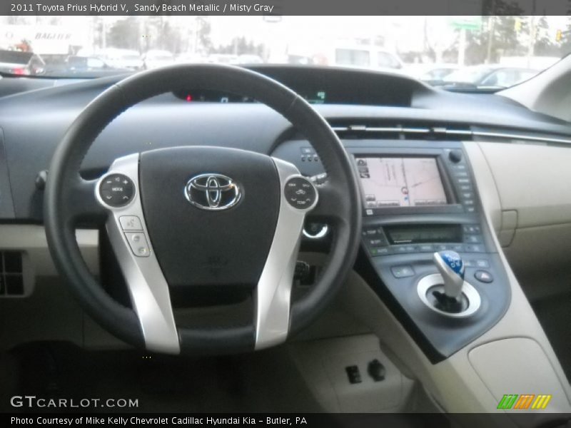 Dashboard of 2011 Prius Hybrid V