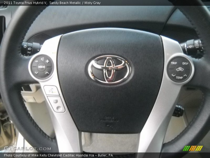  2011 Prius Hybrid V Steering Wheel