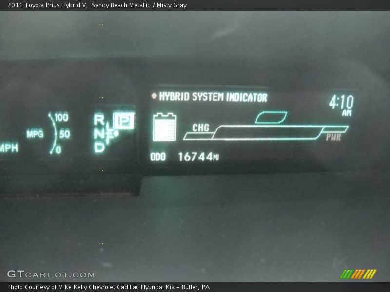 Sandy Beach Metallic / Misty Gray 2011 Toyota Prius Hybrid V