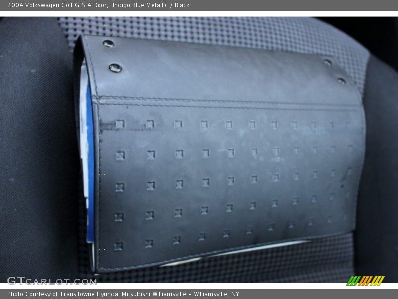 Indigo Blue Metallic / Black 2004 Volkswagen Golf GLS 4 Door