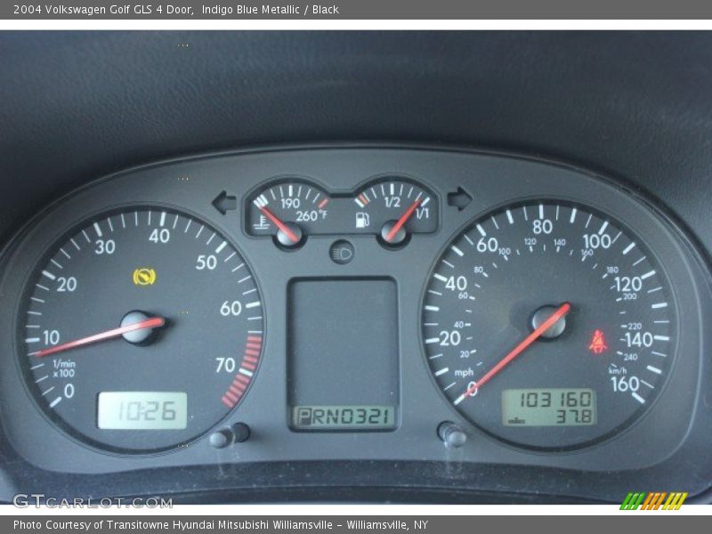  2004 Golf GLS 4 Door GLS 4 Door Gauges