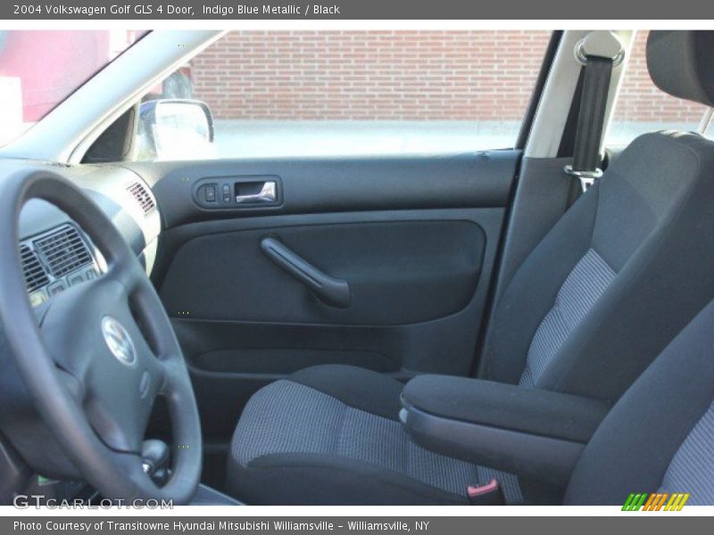 Indigo Blue Metallic / Black 2004 Volkswagen Golf GLS 4 Door