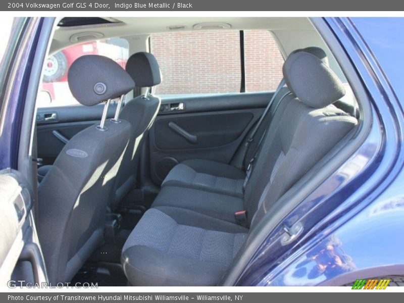 Indigo Blue Metallic / Black 2004 Volkswagen Golf GLS 4 Door