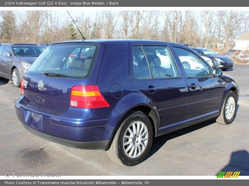 Indigo Blue Metallic / Black 2004 Volkswagen Golf GLS 4 Door