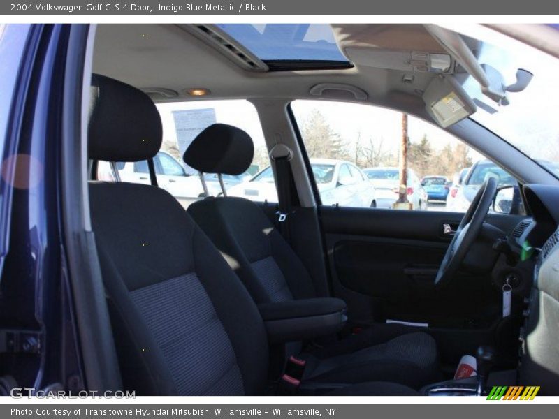 Indigo Blue Metallic / Black 2004 Volkswagen Golf GLS 4 Door
