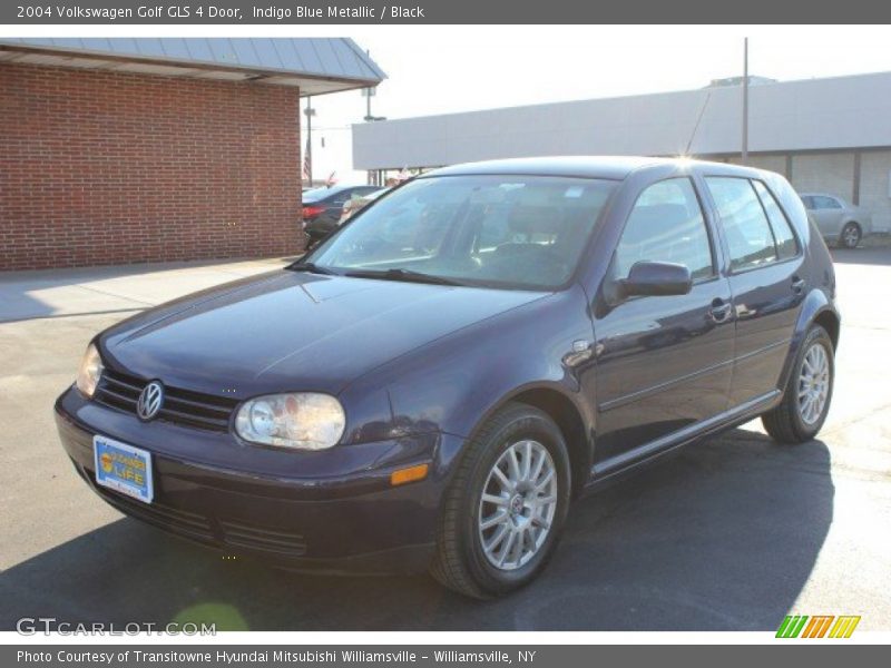 Indigo Blue Metallic / Black 2004 Volkswagen Golf GLS 4 Door