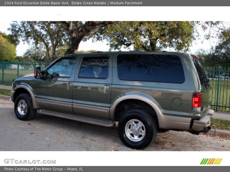 Estate Green Metallic / Medium Parchment 2004 Ford Excursion Eddie Bauer 4x4