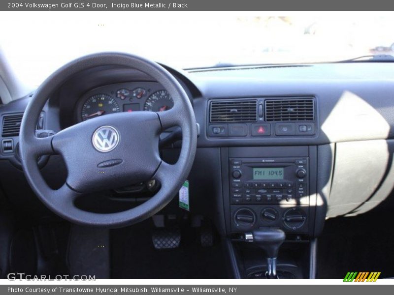 Indigo Blue Metallic / Black 2004 Volkswagen Golf GLS 4 Door