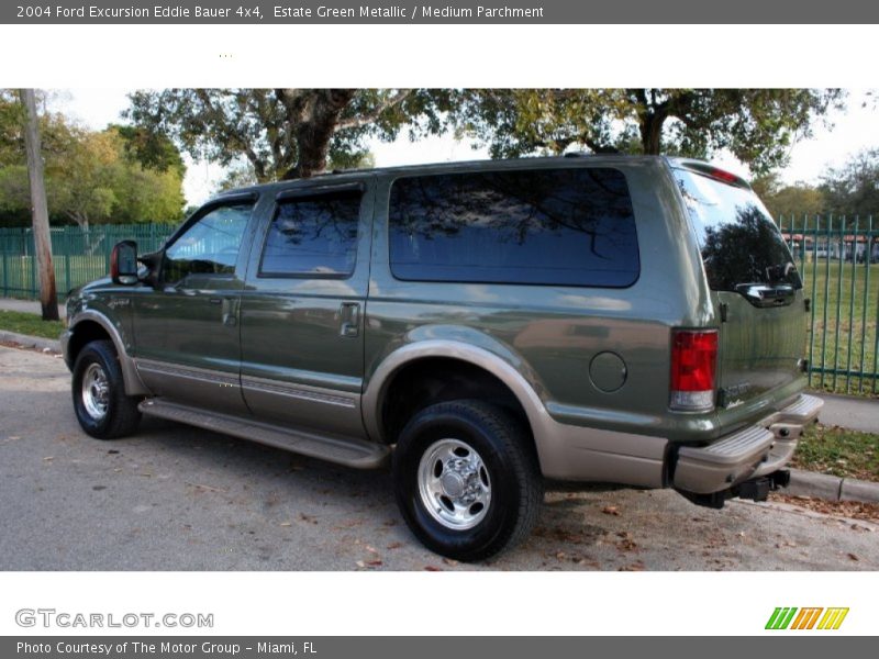 Estate Green Metallic / Medium Parchment 2004 Ford Excursion Eddie Bauer 4x4