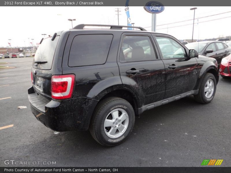 Ebony Black / Charcoal Black 2012 Ford Escape XLT 4WD
