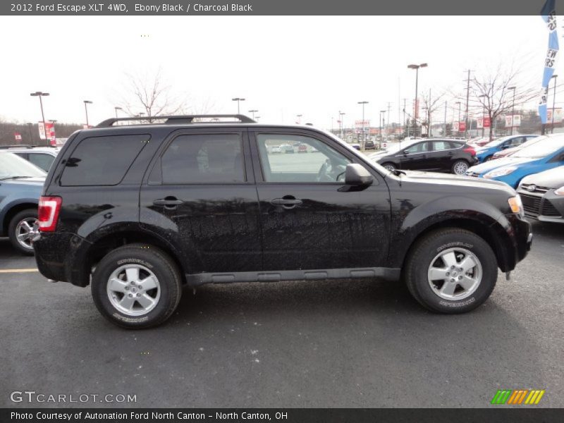 Ebony Black / Charcoal Black 2012 Ford Escape XLT 4WD
