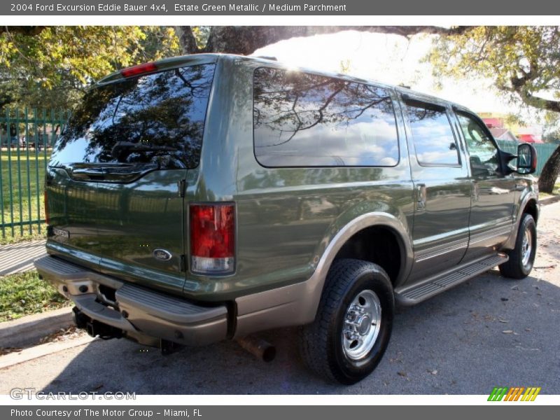 Estate Green Metallic / Medium Parchment 2004 Ford Excursion Eddie Bauer 4x4
