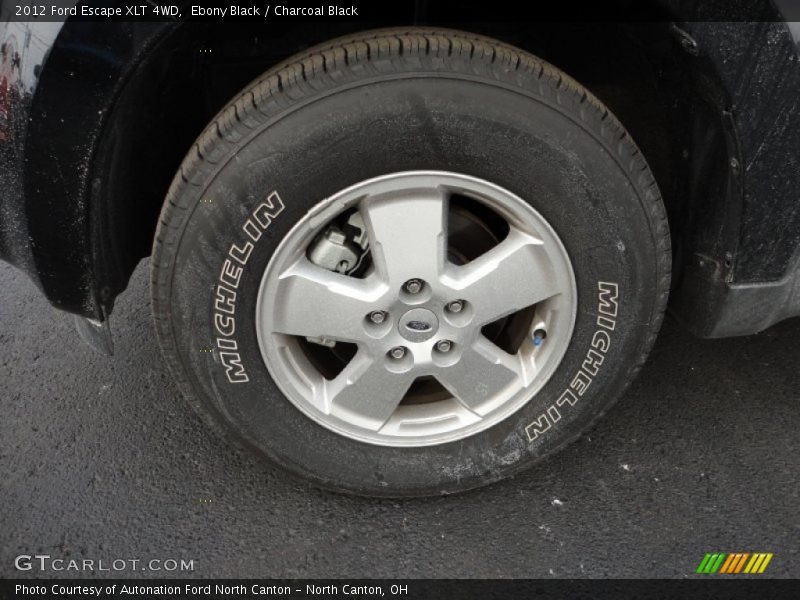 Ebony Black / Charcoal Black 2012 Ford Escape XLT 4WD