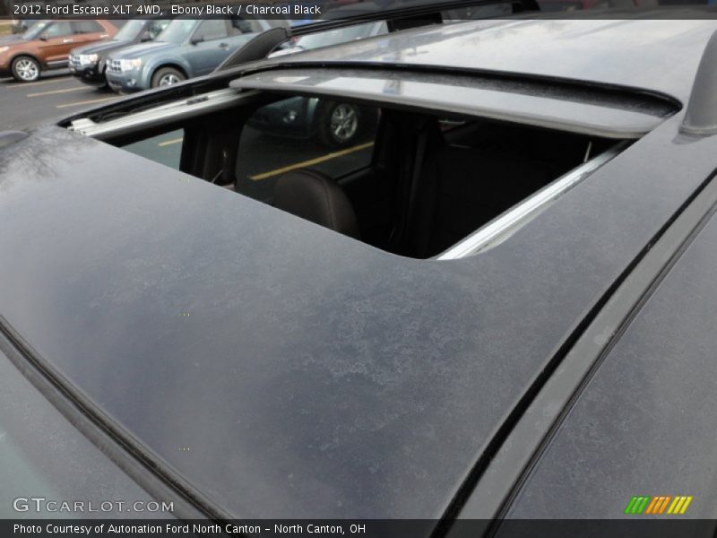 Ebony Black / Charcoal Black 2012 Ford Escape XLT 4WD