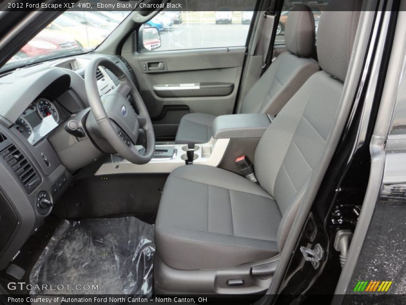 Ebony Black / Charcoal Black 2012 Ford Escape XLT 4WD